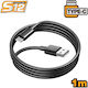 Ingco USB 2.0 Cable USB-C male - USB-A Μαύρο 1m IUCC01