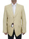 Men's Summer Suit Jacket Regular Fit Yellow
