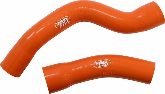 Samco Sport Set Silicone Motorcycle Engine Hoses for KTM DUKE Orange