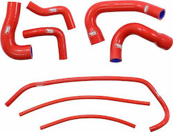 Samco Sport Set Silicone Motorcycle Engine Hoses for Yamaha MT-09 / XSR 900 Red