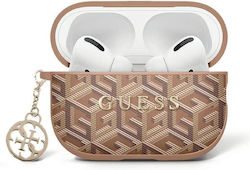 Guess Gcube Charm Silikonhülle in Braun für App...