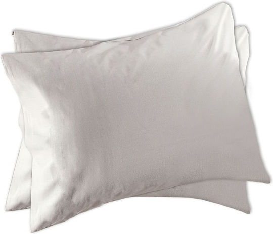 Guy Laroche Reserve Σετ Μαξιλαροθήκες Γκρι 52x72εκ.