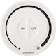 Eurospot Διακόπτης Dimmer με Πλαίσιο LED Αφής σε Λευκό Χρώμα