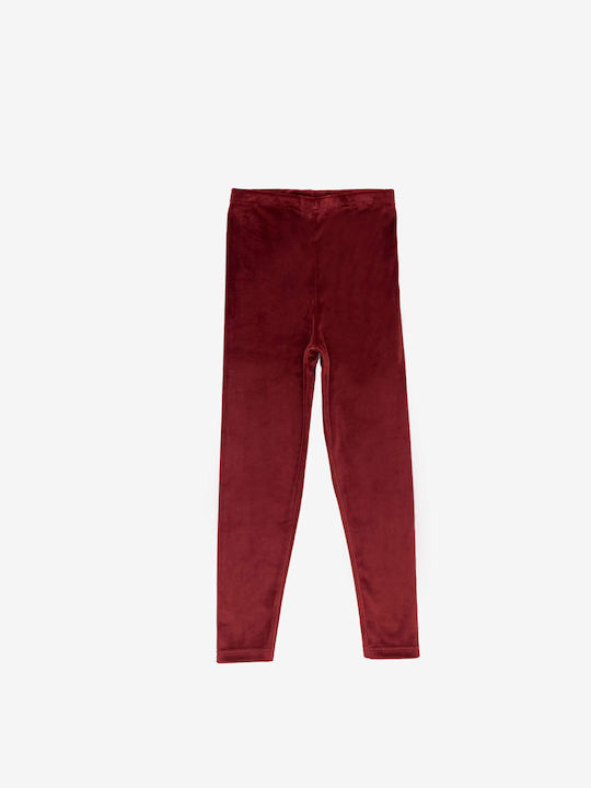 Cotton Planet Kids Long Legging Burgundy