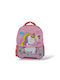 Playbags Παιδική Τσάντα Πλάτης Ροζ 26x14x36εκ.