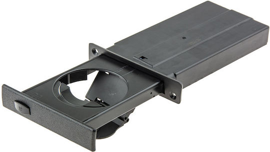 NTY Car Cup Holder 1 Position for Console in Black Color