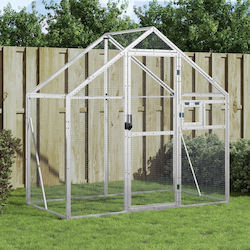 vidaXL Metallic Bird Cage 179cmx100cmx185cm