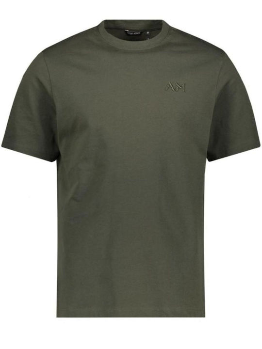 Antony Morato Men's Athletic T-shirt Short Sleeve Khaki