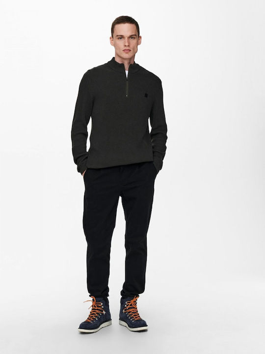 Pantaloni Chino Negru