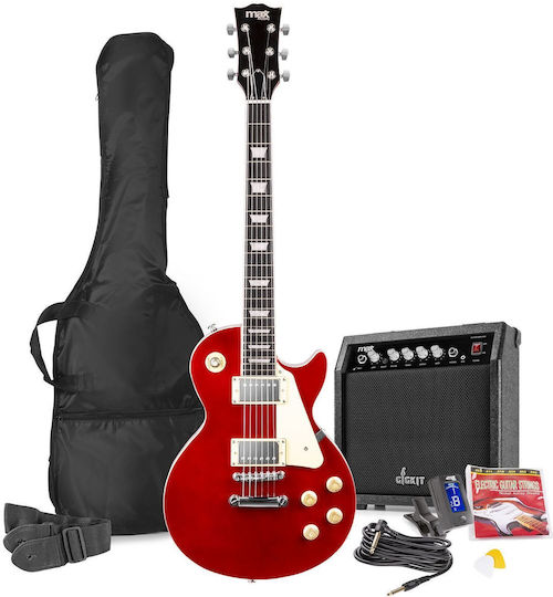 MAX Elektrische Gitarre Rote Mit E-Gitarren