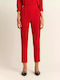 Forel Women's Fabric Trousers Red
