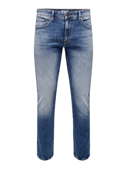 Only & Sons Men's Jeans Pants in Regular Fit Blue