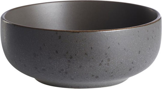 Espiel Serving Bowl Round Ceramic Gray with Diameter 15cm