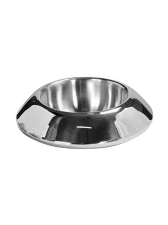 Ready Serving Bowl Round Inox Silver with Diameter 16cm