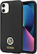 Guess Plastic / Silicone Back Cover Black (iPhone 11Apple iPhone 11/XR)