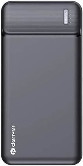 Denver Power Bank 15000mAh mit 2 USB-A Anschlüssen und USB-C Anschluss Schwarz