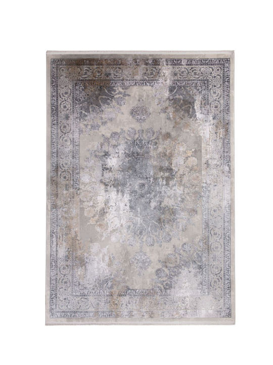 Royal Carpet Silk 8098a Χαλί Ορθογώνιο Μεταξένιο L.Grey Anthracite