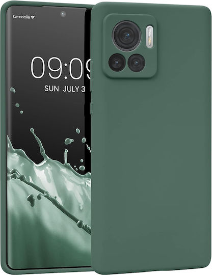 KWmobile Soft Flexible Rubber Cover Umschlag Rückseite Silikon Grün (Motorola Edge 30 Ultra)