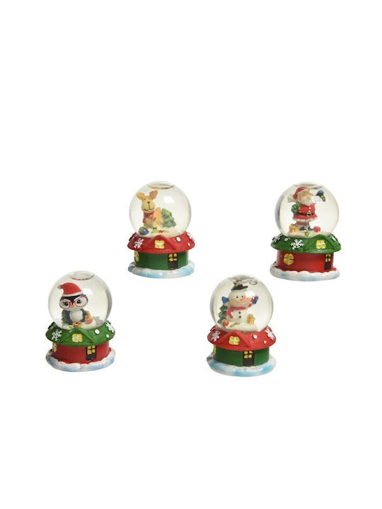 Christmas Snowball with Balls 5x6.5cm