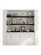 Shelf Wall Gray 180x60x6cm