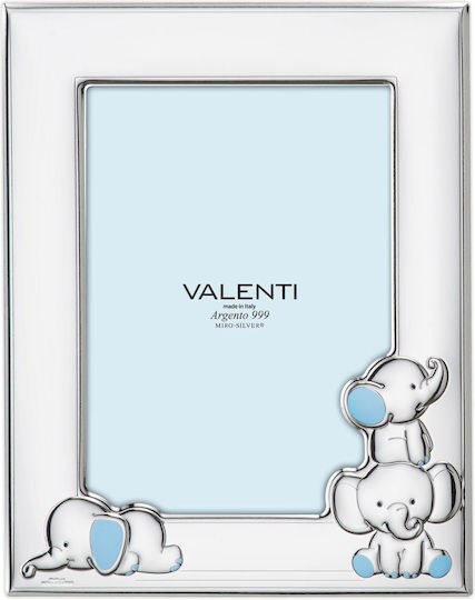 Valenti Kinder Fotorahmen Silber Rosa 13x18cm
