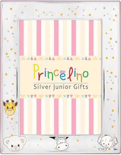 Prince Silvero Kids Silver Photo Frame in Silver Color 13x18cm