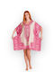 Rima Beachwear Feminin Caftan de Plajă Roz
