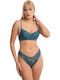 Koza Lace Underwear Set with Bra & Brazil