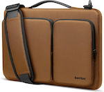 tomtoc Defender A42 Shoulder / Handheld Bag for 14" Laptop Brown