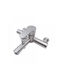 Mischung Bade- / Duscharmatur Badewanne Silber