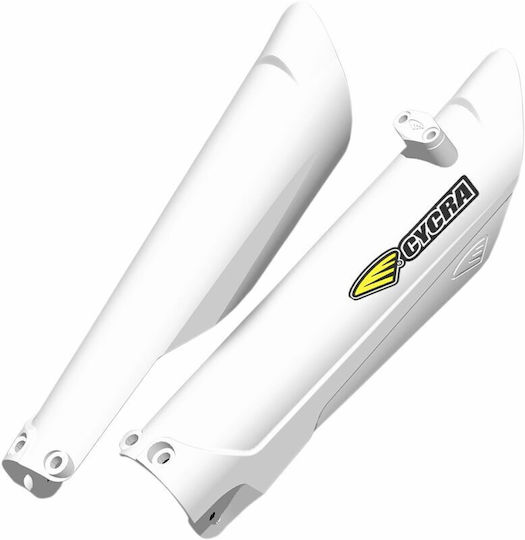 Cycra Motorcycle Front Suspension Protectors KTM 450 SX-F White