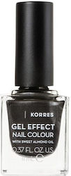 Korres Gel Effect Gloss Nail Polish Long Wearing Moonstone Grey 96 11ml