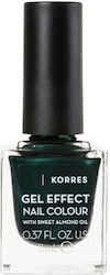 Korres Gel Effect Velvet Nail Polish Long Wearing Velvet Green 89 11ml