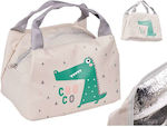 ikonka School Insulated Hand Lunch Bag Dinosaurs