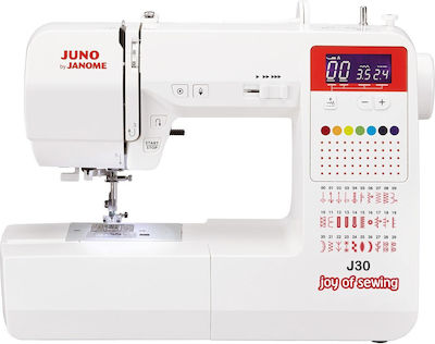 Janome Haushaltsnähmaschine Juno J30 Weiß