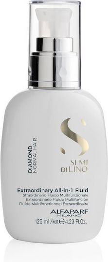Alfaparf Milano Professional Semi Di Lino Diamond Extraordinary Leave In Conditioner Διατήρησης Χρώματος για Βαμμένα Μαλλιά 125ml