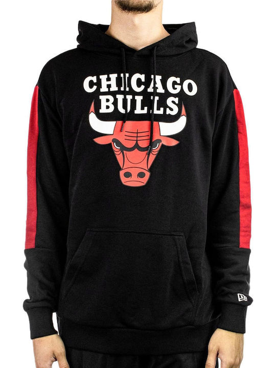 Chicago Bulls Φούτερ με Κουκούλα Μαύρο