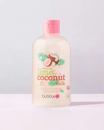 Bubble T Lime & Coconut Αφρόλουτρο σε Gel & Άρωμα Καρύδα 500ml