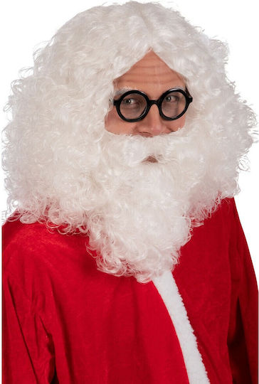 Weihnachts-Bärte des Weihnachtsmanns Rote mit Muster Weihnachtsmann