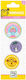 CHartini Poli Party Accessories with Theme "Little Gentlemen Little Ladies" Set of 3pcs HP.BAD.0002