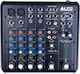 Alto Truemix 600FXXUS Analog Console 6 Channels with Phantom Power and 6 XLR Inputs and Bluetooth