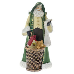 Iliadis Santa Claus Green 28x14x14cm