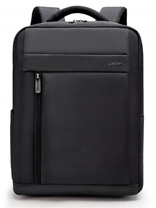 Lavor Αδιάβροχη Τσάντα Πλάτης για Laptop 15.6" με Θύρα USB σε Μαύρο χρώμα M-1-702