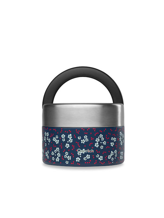 Qwetch Qwetch Inox Isolierte Lunchbox Blau Mit Fächern 850ml