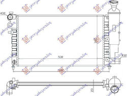 Prasco Автомобилно водно охлаждане за Peugeot 106