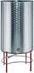 Minox Edelstahlbehälter Oben offen/unten flach 200Es 100213