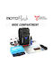 Moto Centric Rider Backpack Blue 48lt