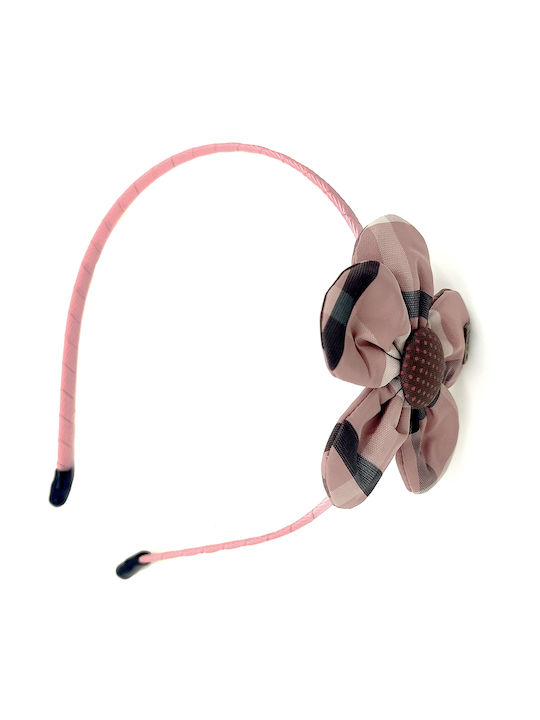 Gift-Me Kinder Haarband mit Blume Rosa 1Stück