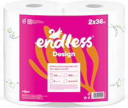 Χαρτί Κουζίνας 2φύλλο Design Endless (2ρολά x 350 g)