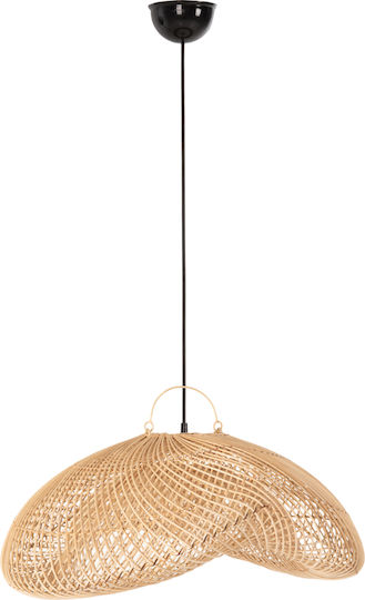 HomeMarkt Κρεμαστό Φωτιστικό Μπεζ με Ντουί E27 62x52x27εκ.